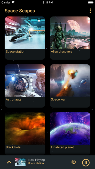 How to cancel & delete Space Sound Scapes from iphone & ipad 1