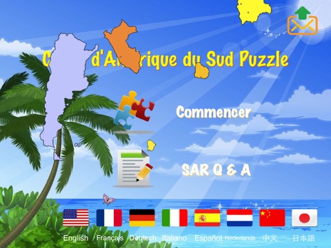 South America Puzzle Map screenshot 3