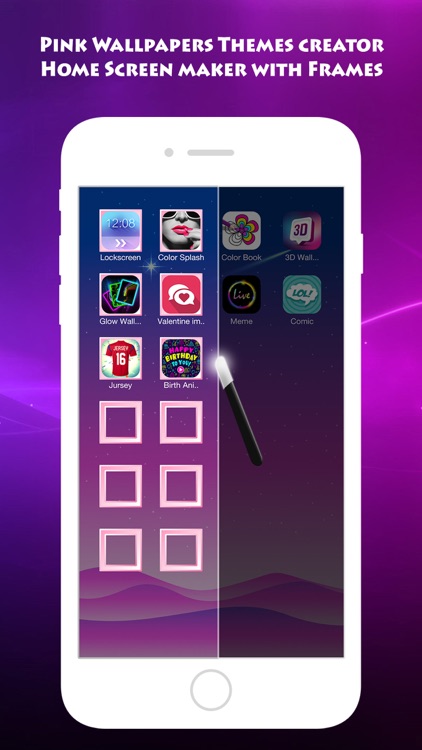 Pink Wallpapers Themes creator
