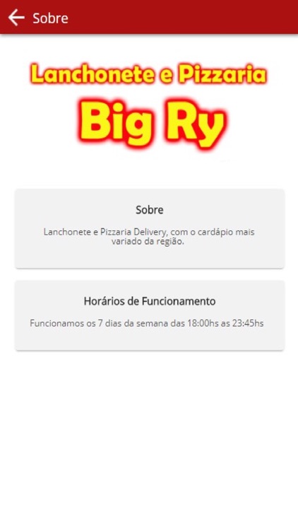 Big Ry Lanchonete e Pizzaria screenshot-4