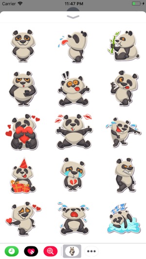 Panda - Stickers for iMessage.(圖2)-速報App