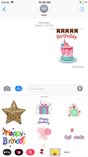 Happy Birthday 2018 Stickers(圖2)-速報App