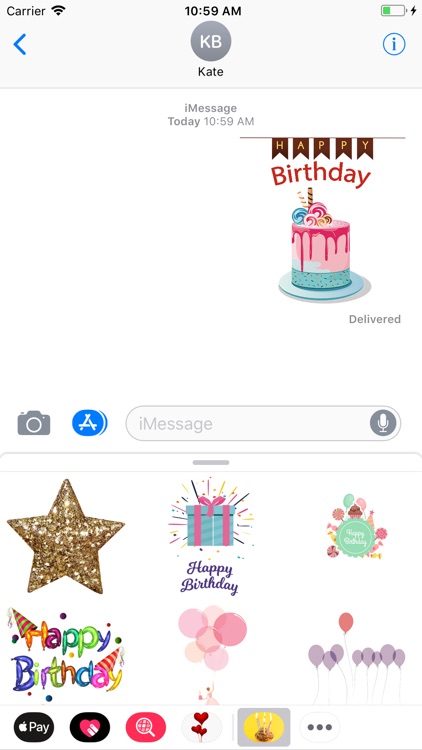 Happy Birthday 2018 Stickers