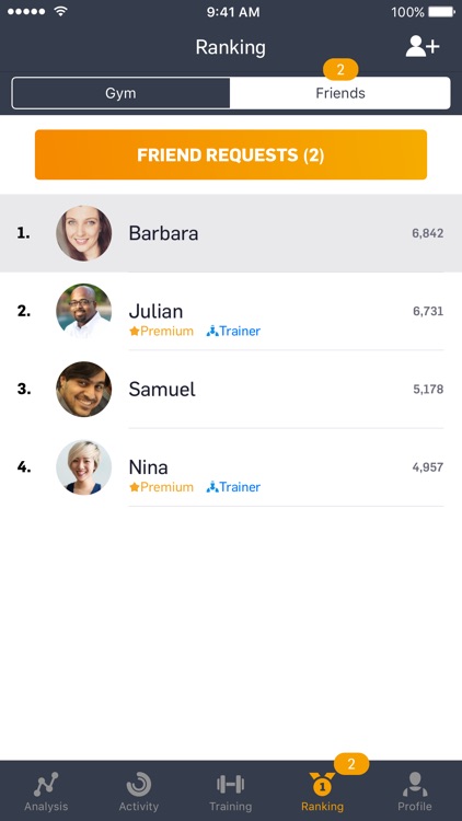 eGym Fitness App