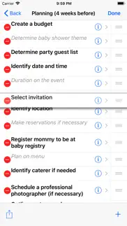 baby shower checklist pro iphone screenshot 4
