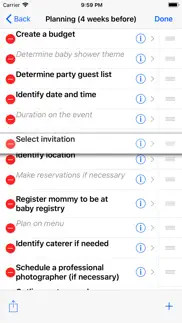 How to cancel & delete baby shower checklist pro 2