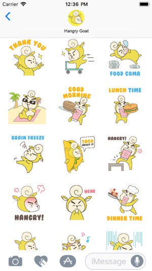 Hangry Goat Stickers(圖3)-速報App