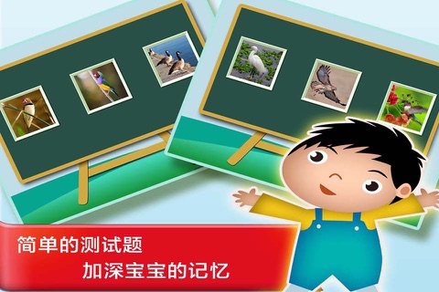 鸟儿的童年汉字早教- 教育学前班孩子的认字游戏 screenshot 4
