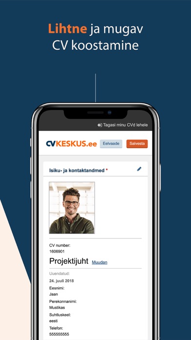 CVKeskus.ee tööpakkumised screenshot 4