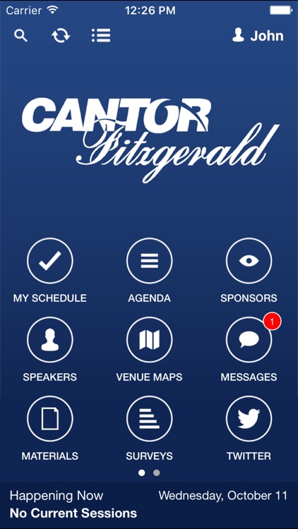 Cantor Fitzgerald Events