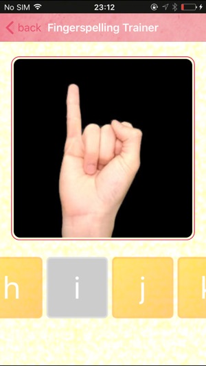 Fingerspelling Trainer(圖2)-速報App