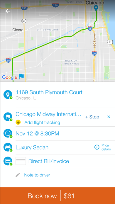 Chicago Trans Limousine screenshot 3