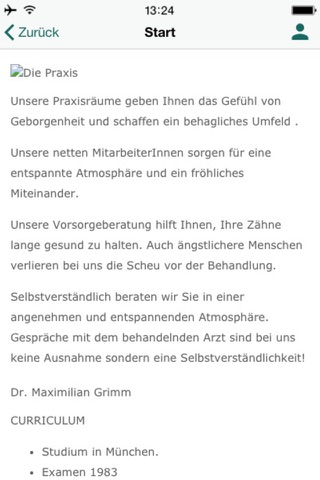 Zahnarztpraxis Dr. Grimm screenshot 2