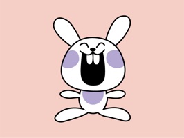 Hyper Bunny Animted Stickers