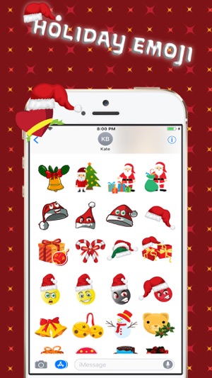 Christmas Holiday 3D Emoji(圖3)-速報App