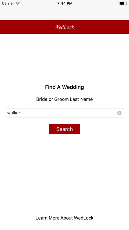 WedLock App