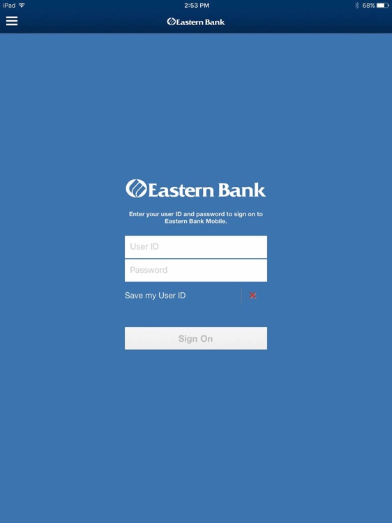 Eastern Bank Mobile for iPad