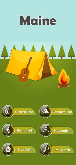 Maine Campgrounds & Hiking Tra(圖2)-速報App