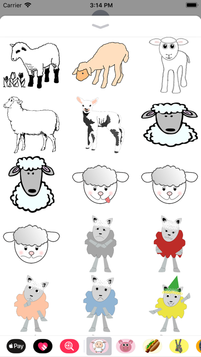 Lamb Sticker Pack screenshot 2