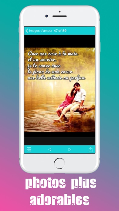 SMS & Message D'amour & photos screenshot 3