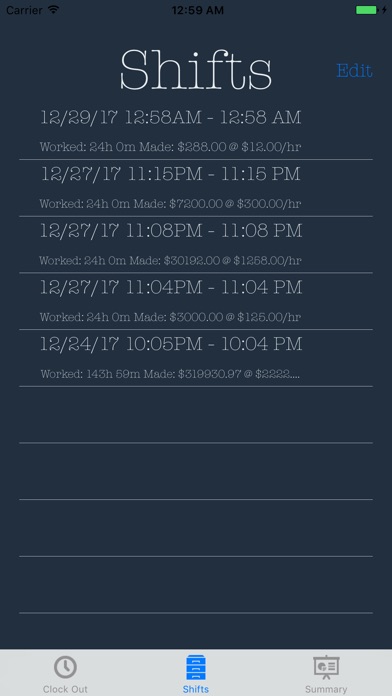 Clock Out for Work Shift screenshot 4