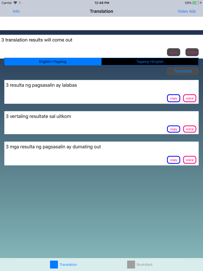 English to Tagalog Translator
