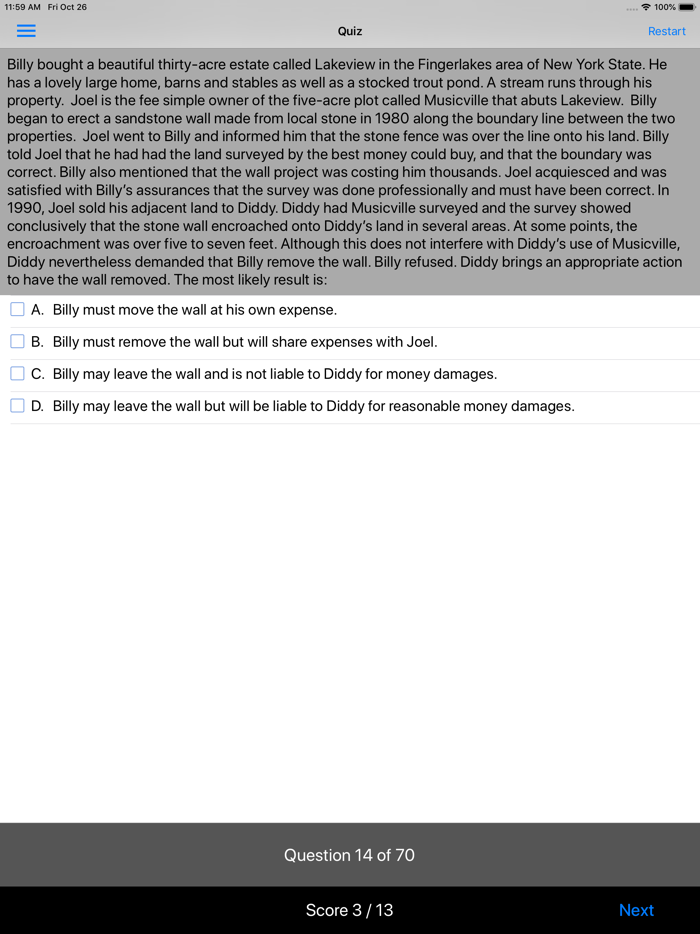 Real Property Supreme Bar