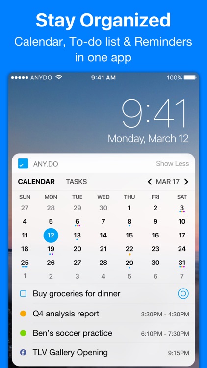 Any.do: To-do list, Calendar, Reminders & Planner