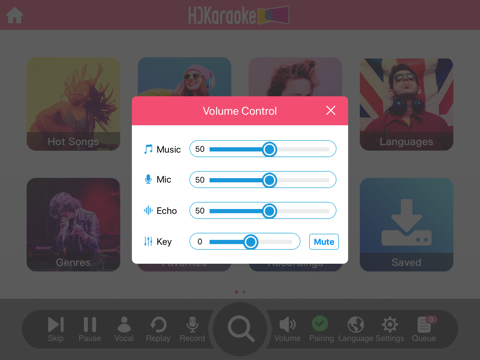 HDKaraoke Control for iPad screenshot 4