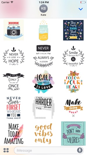 Animated INSPIRATIONAL Daily Quotes Stickers Pack(圖2)-速報App