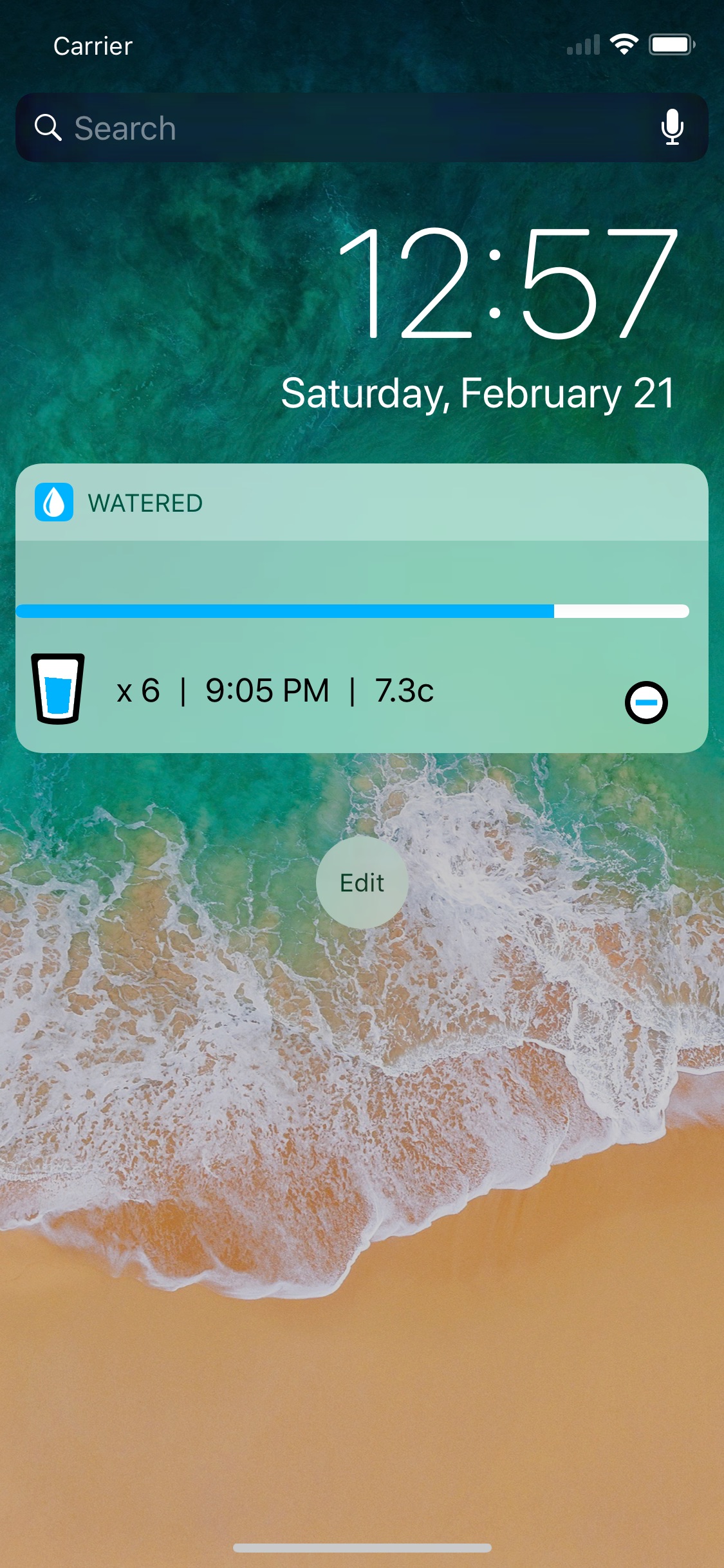 Screenshot do app Watered