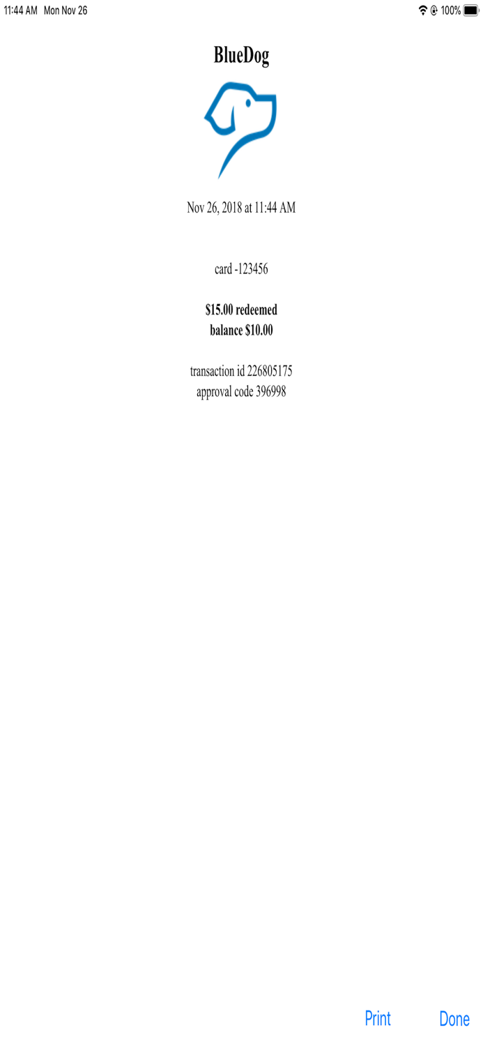 BlueDog Gift  Loyalty