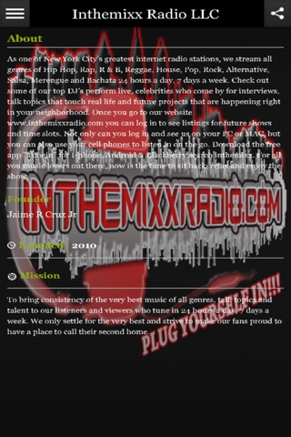 Inthemixx Radio LLC screenshot 2