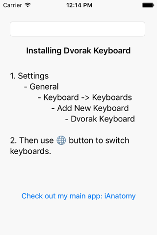 Dvorak for All - náhled