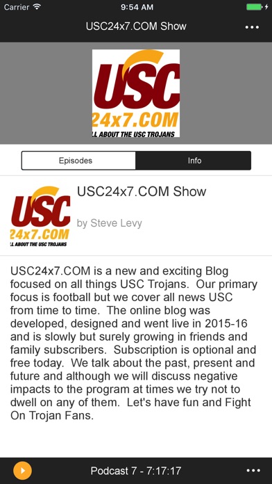 USC24x7.COM Show screenshot 2