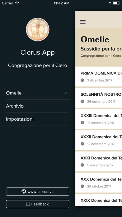 Clerus-App screenshot 2