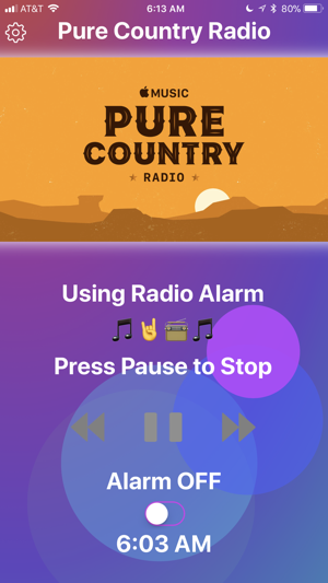 Radio Alarm for Apple Music