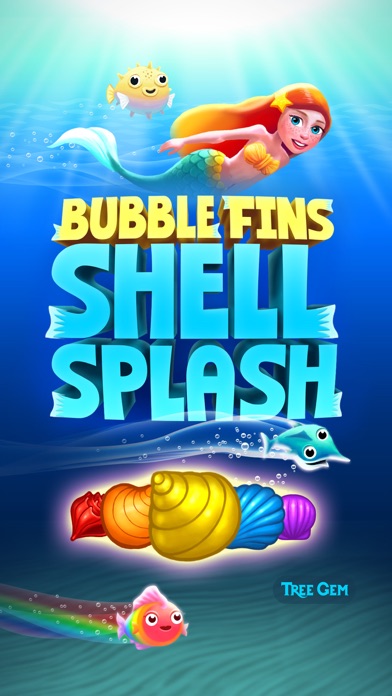 How to cancel & delete Bubble Fins – Shell Splash from iphone & ipad 1