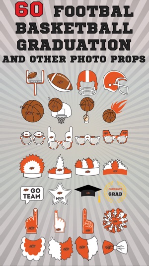 Oklahoma State Cowboys PLUS Selfie Stickers(圖3)-速報App