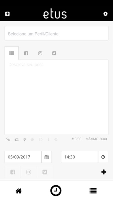 Etus - Gestão de redes sociais screenshot 3