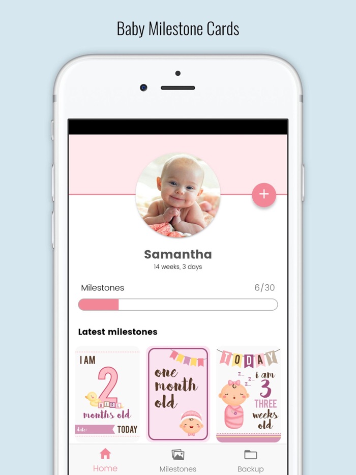 Baby Milestone Cards