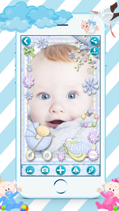 Baby Frames & Sticker Editor screenshot 3