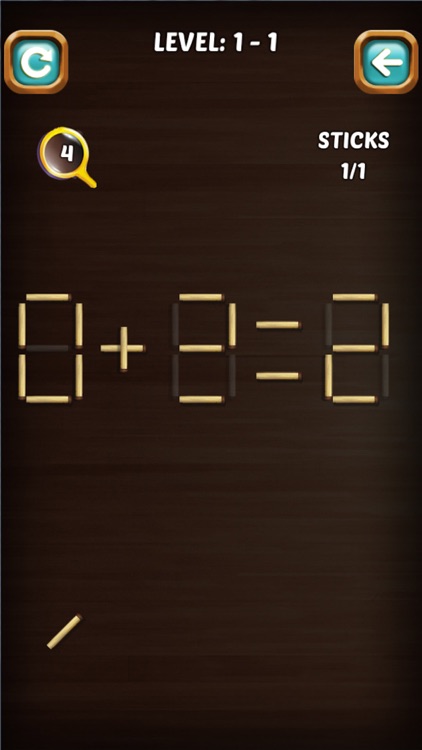 Math Stick Match Puzzle