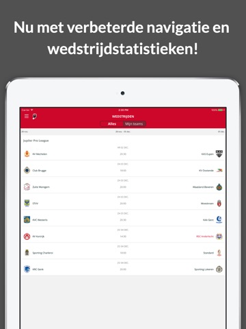 Jupiler Pro League (official) screenshot 4