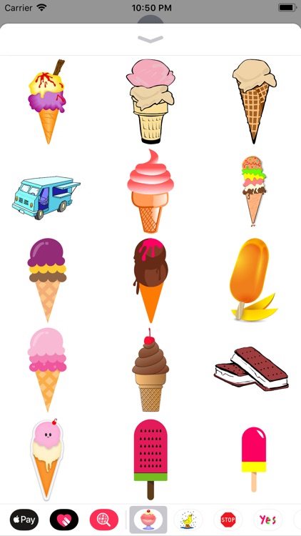 Yummy Ice Cream Stickers