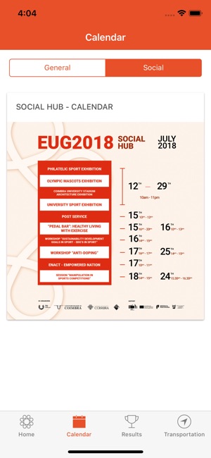 EUG Coimbra 2018(圖3)-速報App