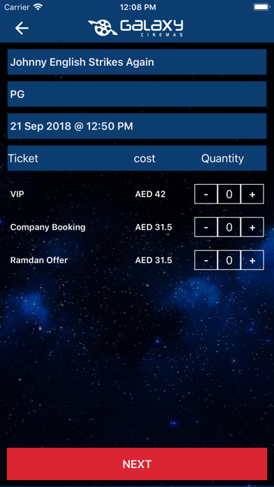 Galaxy Cinemas UAE screenshot 3