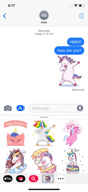 Colourful Unicorn Stickers(圖1)-速報App