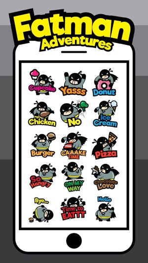 Fatman Adventures Stickers