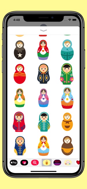 Russian dolls - cute stickers(圖2)-速報App